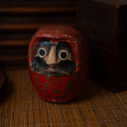 Vintage Japanese Paper Daruma Okiagari Toy
