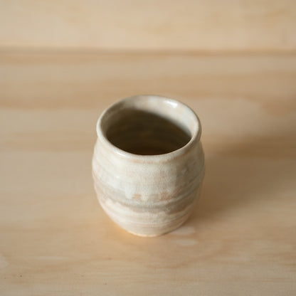 Japanese White Shino Glazed Tea cup