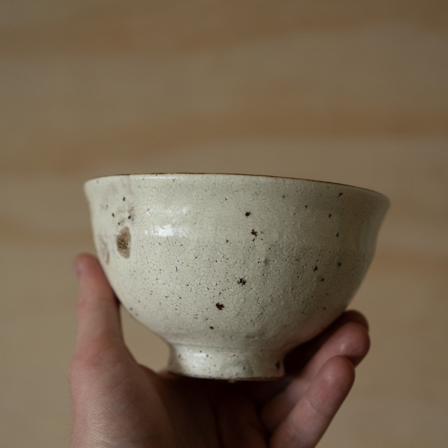 Japanese White Glazed Ceramic Bowl