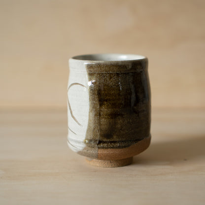 Japanese Tea Cup with Incised Grass design