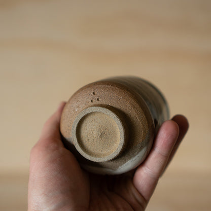 Japanese Tea Cup with Incised Grass design